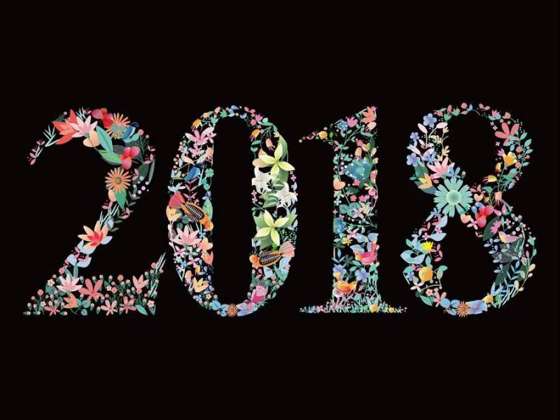 2018年没有数字插图