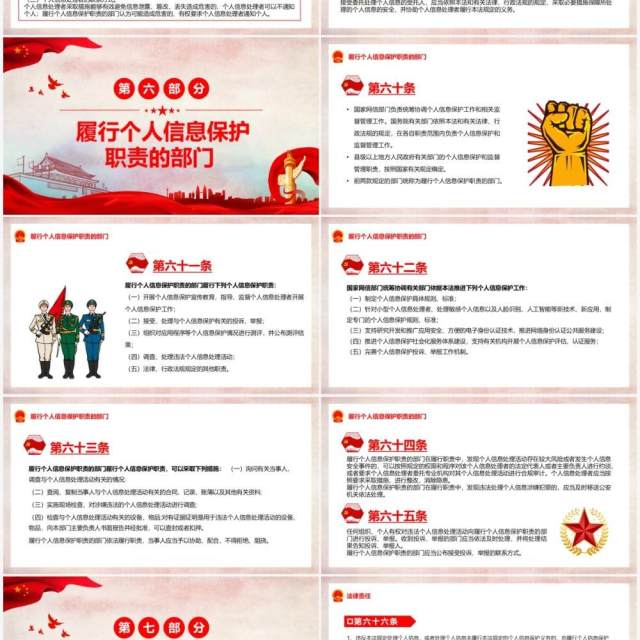 中华人民共和国个人信息保护法PPT模板 中华人民共和国个人信息保护法PPT模板
