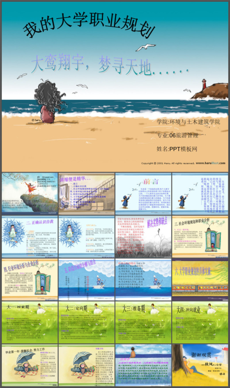 大学生职业生涯规划PPT