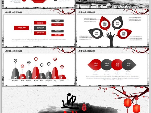 中国风年会总结计划动态PPT 中国风年会总结计划动态PPT