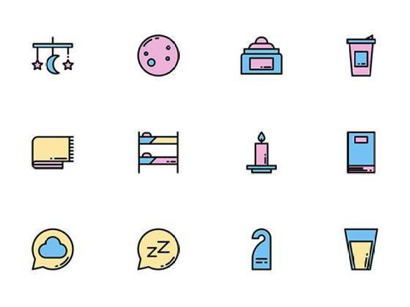 50 枚睡眠时间图标