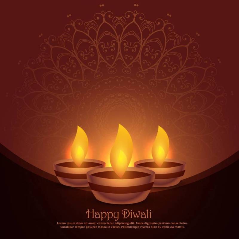 美丽的排灯节排灯节节日背景