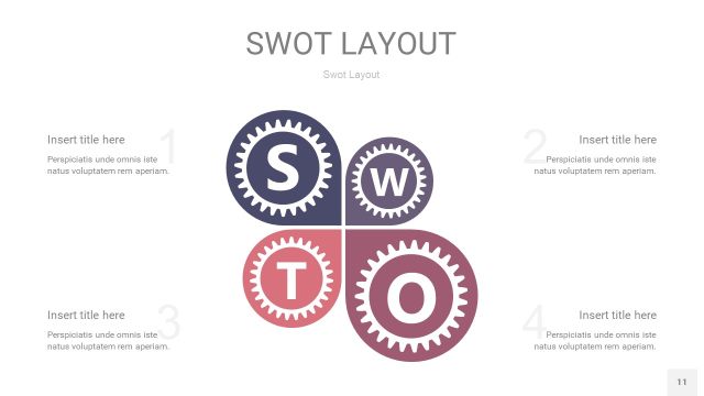 莫兰迪紫色SWOT图表PPT11 莫兰迪紫色SWOT图表PPT11