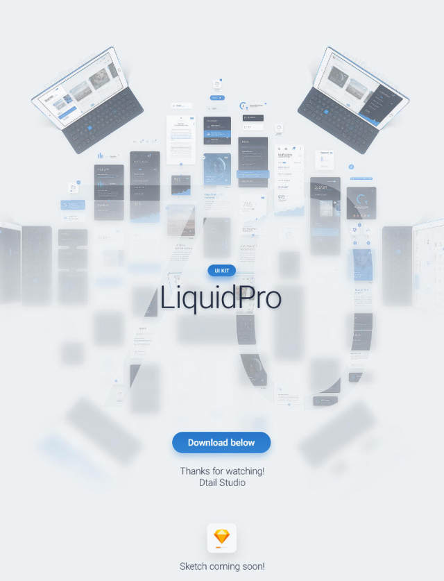 LiquidPro PSD用户界面工具包 LiquidPro PSD用户界面工具包