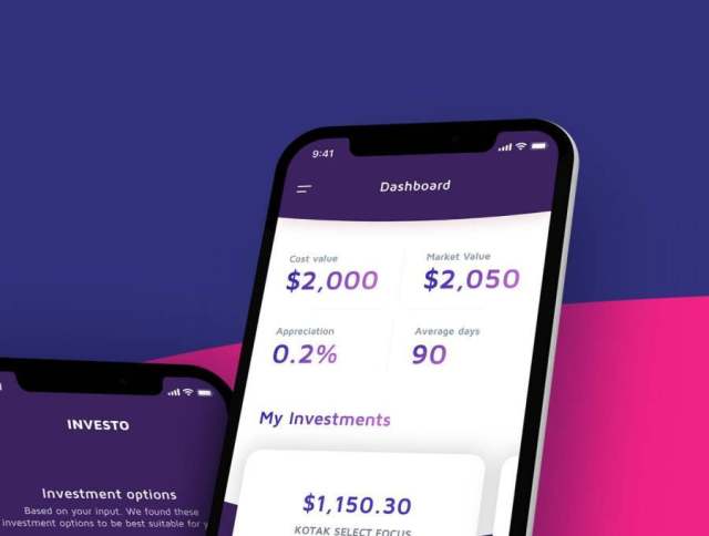 为Sketch。,Investo UI Kit设计的下一代基于AI的投资应用程序 为Sketch。,Investo UI Kit设计的下一代基于AI的投资应用程序