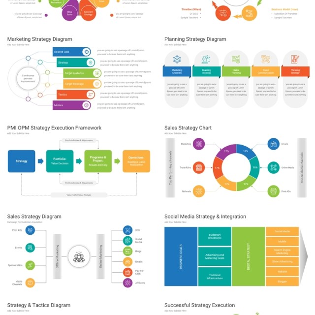 战略关系图PPT素材模板Strategy Diagrams 战略关系图PPT素材模板Strategy Diagrams
