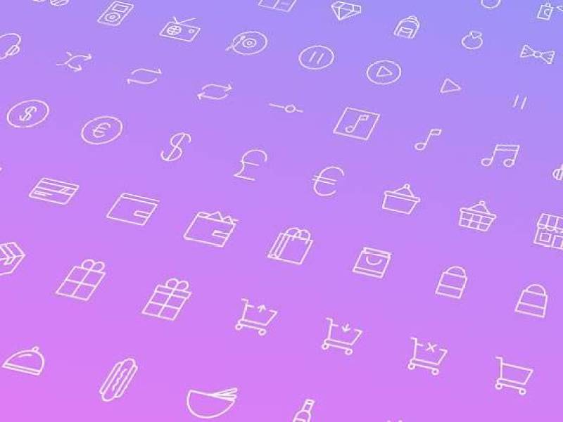 100+ 简洁线性图标