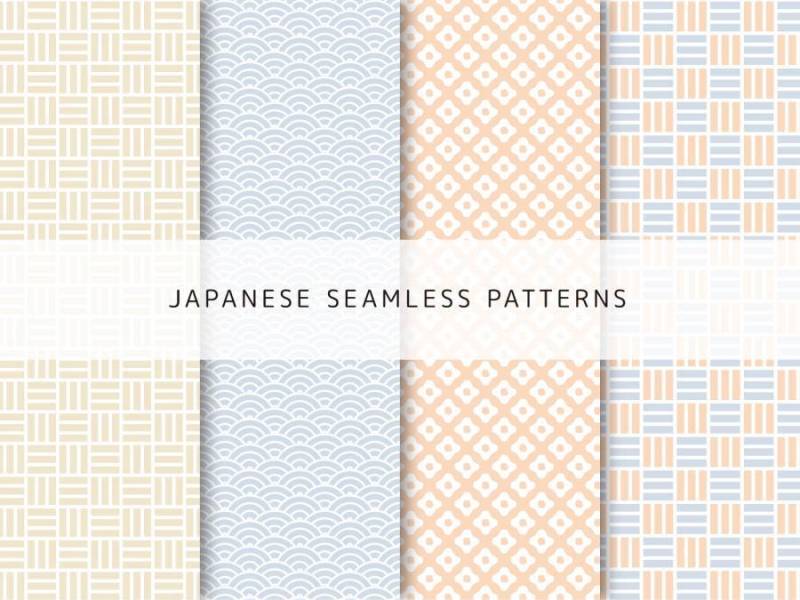 一个可爱的日本模式集