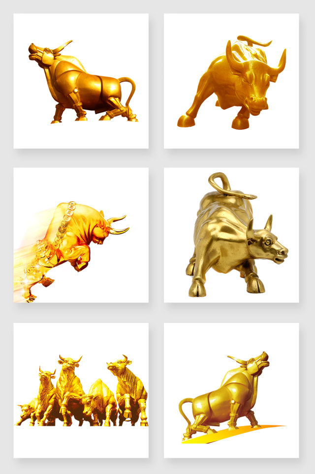 金融工具金牛设计素材 金融工具金牛设计素材