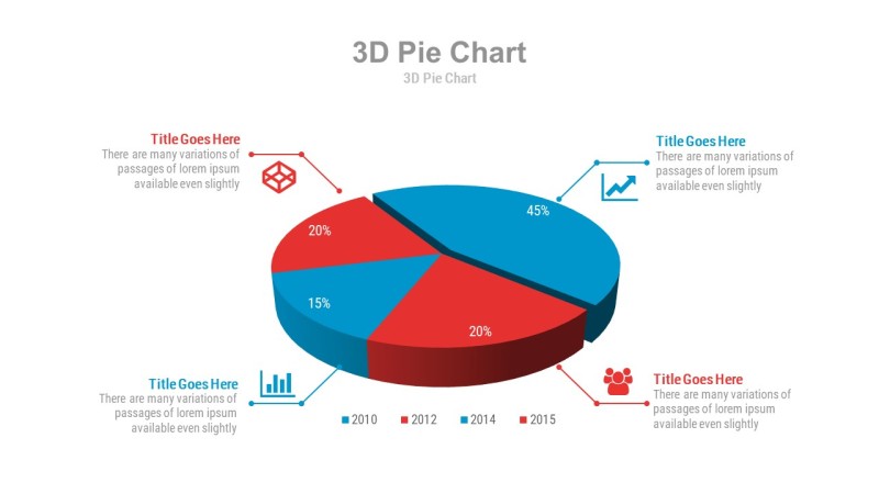 红蓝色商务PPT信息可视化图表31