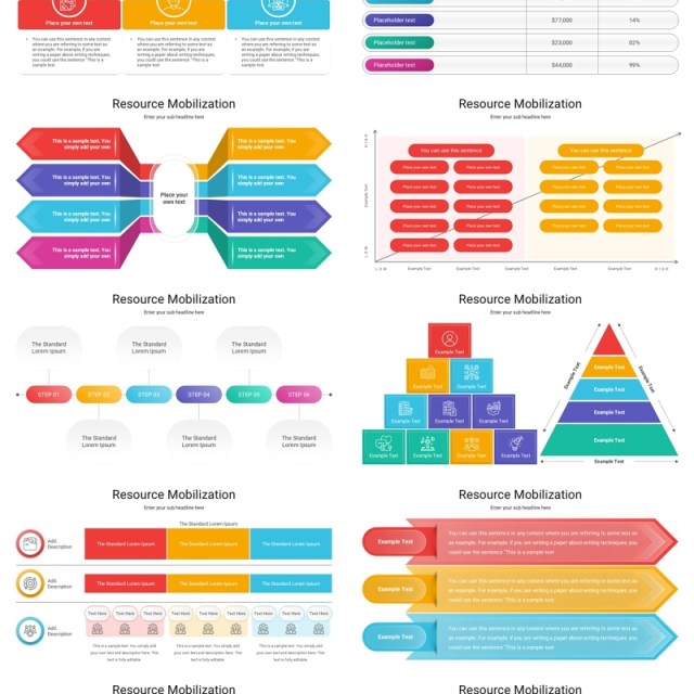 资源调动信息图表PPT模板素材Resource Mobilization 资源调动信息图表PPT模板素材Resource Mobilization