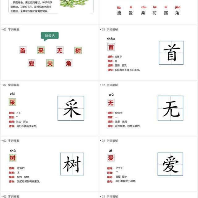 部编版一年级语文下册古诗两首课件PPT模板