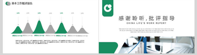 中国人寿保险工作报告计划PPT