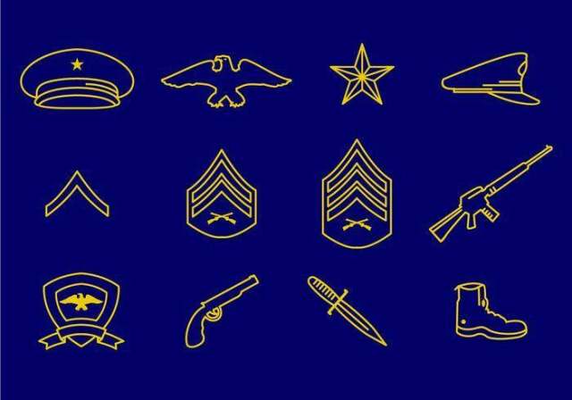 美国海军陆战队矢量图