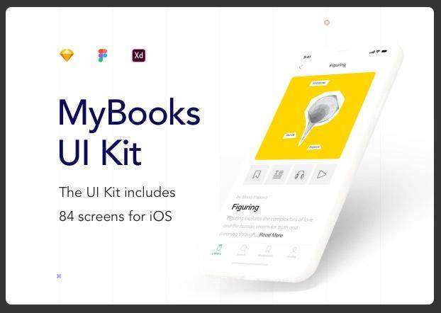 我的书阅读应用程序UI工具包MyBooks Reading App UI Kit