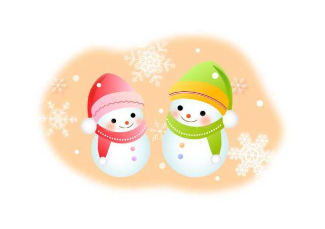 雪人的插图