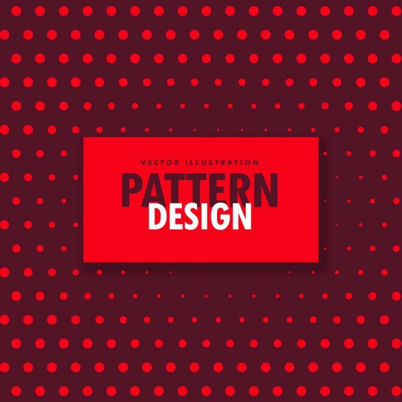 红色半色调点背景矢量