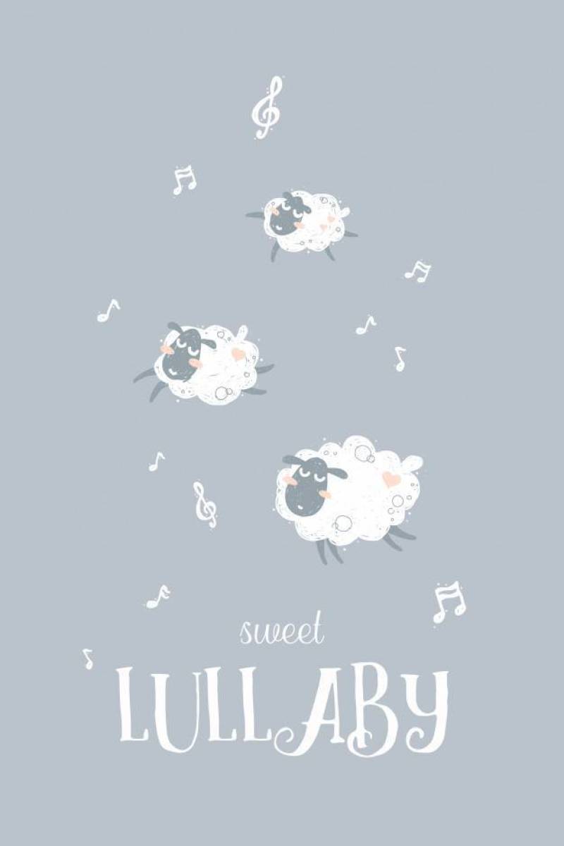 Cute lullaby illustration