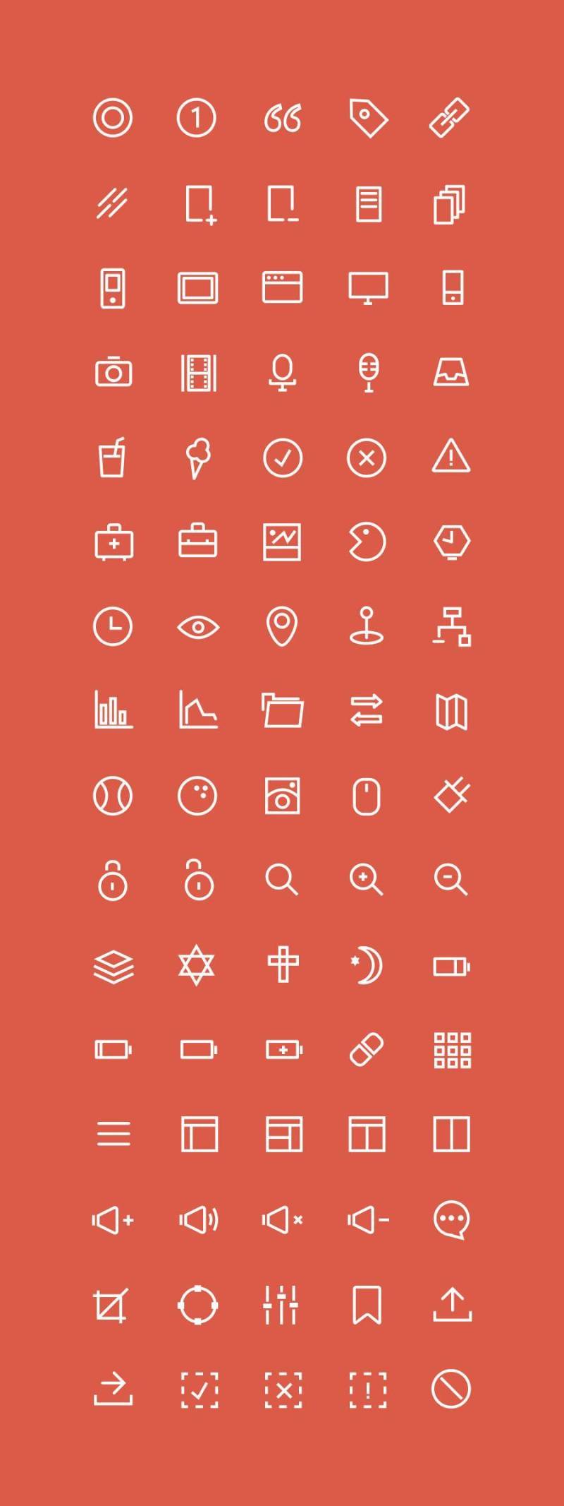 3px Icons Set