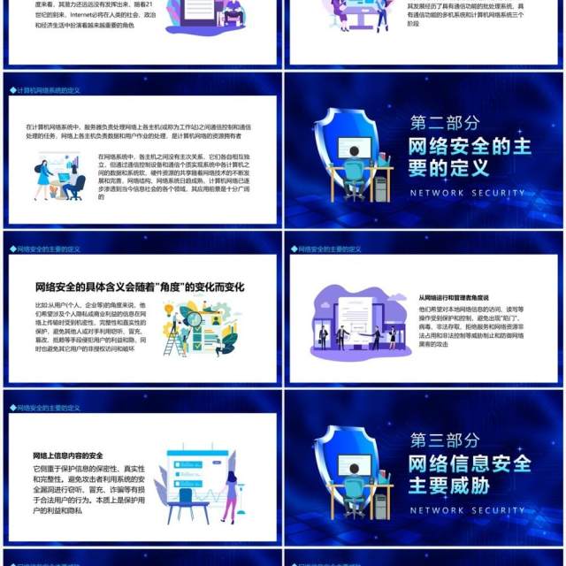 网络信息安全问题及案例剖析动态PPT模板