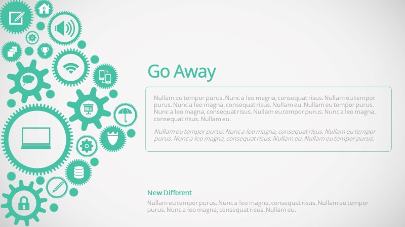 蓝色商务PPT信息可视化图表7