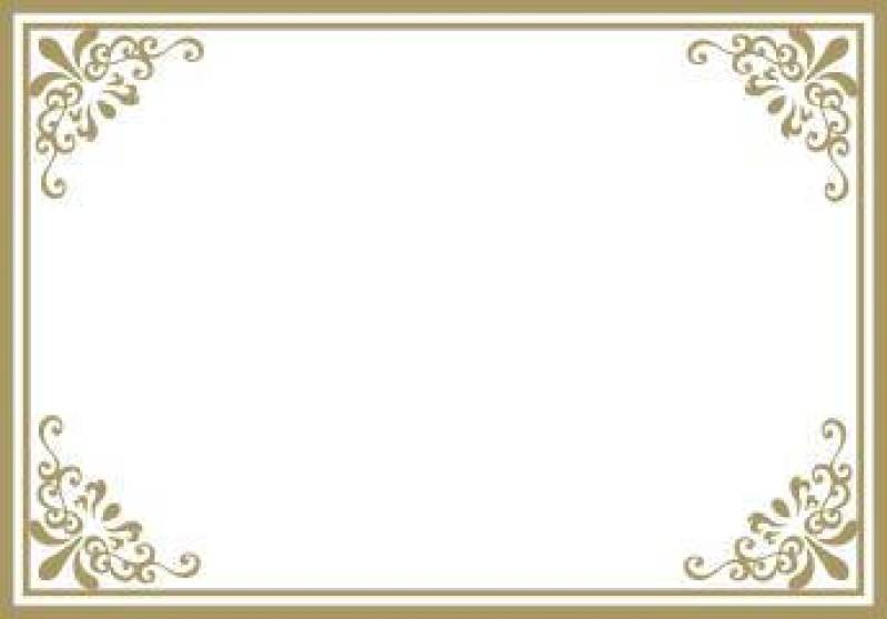 装饰框架黄金矩形