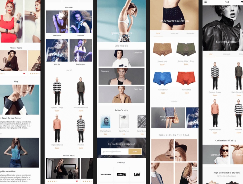 电子商务移动UI工具包,时尚移动UI工具包 电子商务移动UI工具包,时尚移动UI工具包