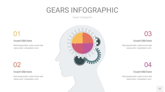 粉黄色齿轮PPT信息图21
