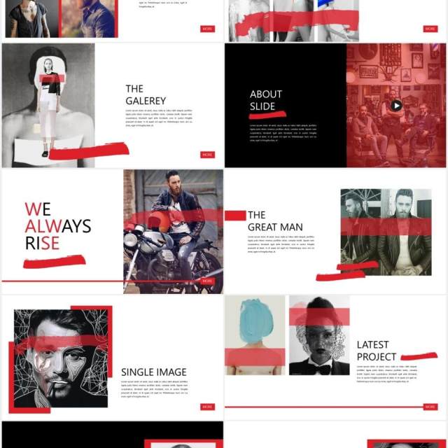 个性创意作品图片展示PPT模板PUBLIC - Powerpoint Template 个性创意作品图片展示PPT模板PUBLIC - Powerpoint Template