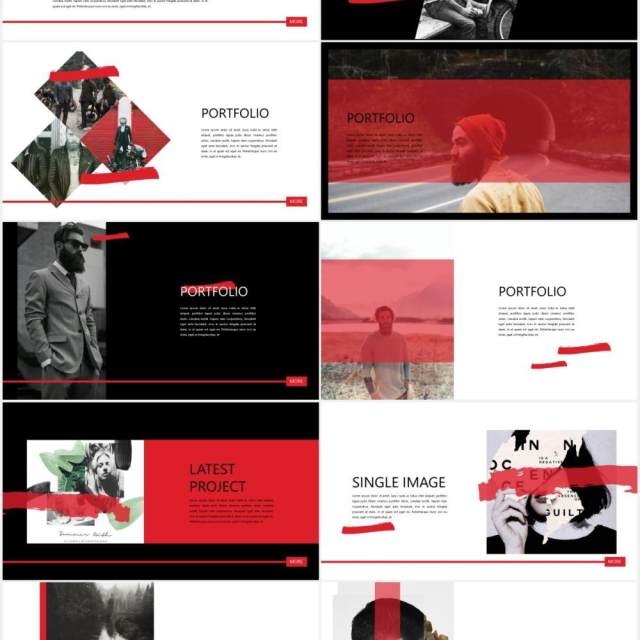 个性创意作品图片展示PPT模板PUBLIC - Powerpoint Template 个性创意作品图片展示PPT模板PUBLIC - Powerpoint Template