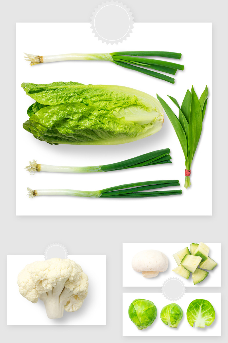 高清绿色健康蔬菜青菜PSD素材