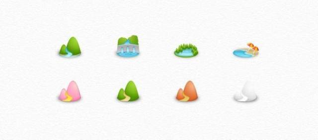 landscape_icons psd 图标