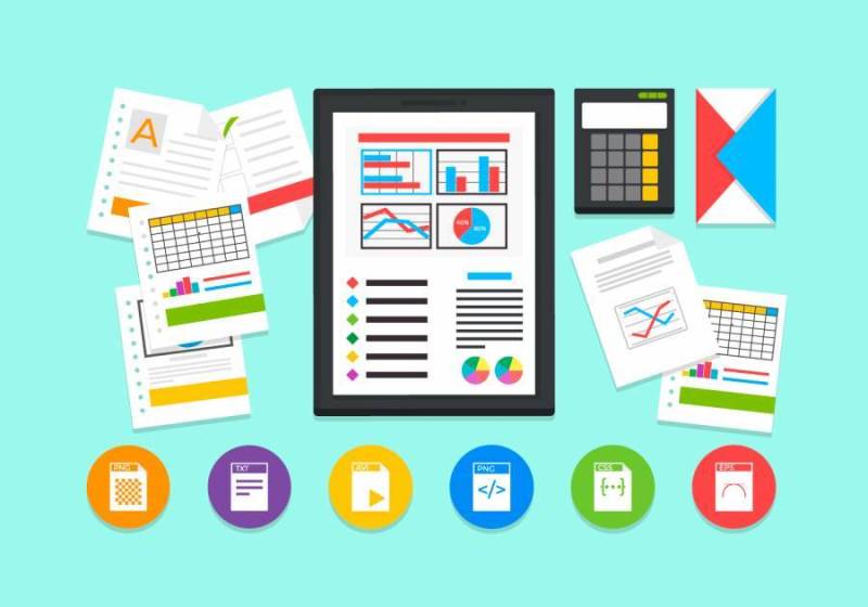 电子表格 矢量图