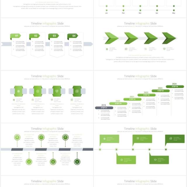 11套色系公司发展阶梯时间轴PPT素材TIMELINE - PowerPoint Infographics Slides 11套色系公司发展阶梯时间轴PPT素材TIMELINE - PowerPoint Infographics Slides