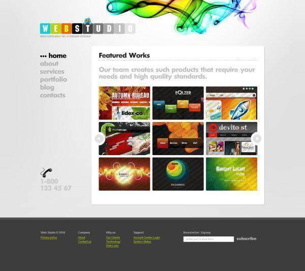 网页设计工作室CSS+Xhtml+js 网页设计工作室CSS+Xhtml+js
