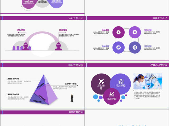 2017年紫色医疗医药医学汇报PPT模板