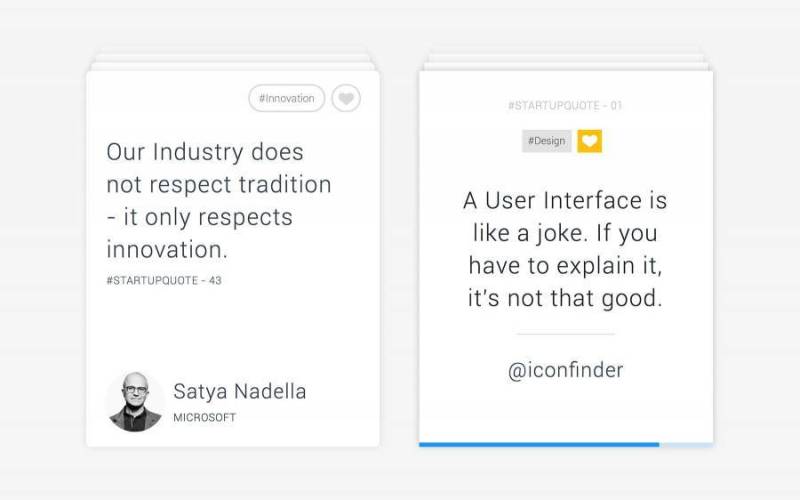 Startupquote App Design