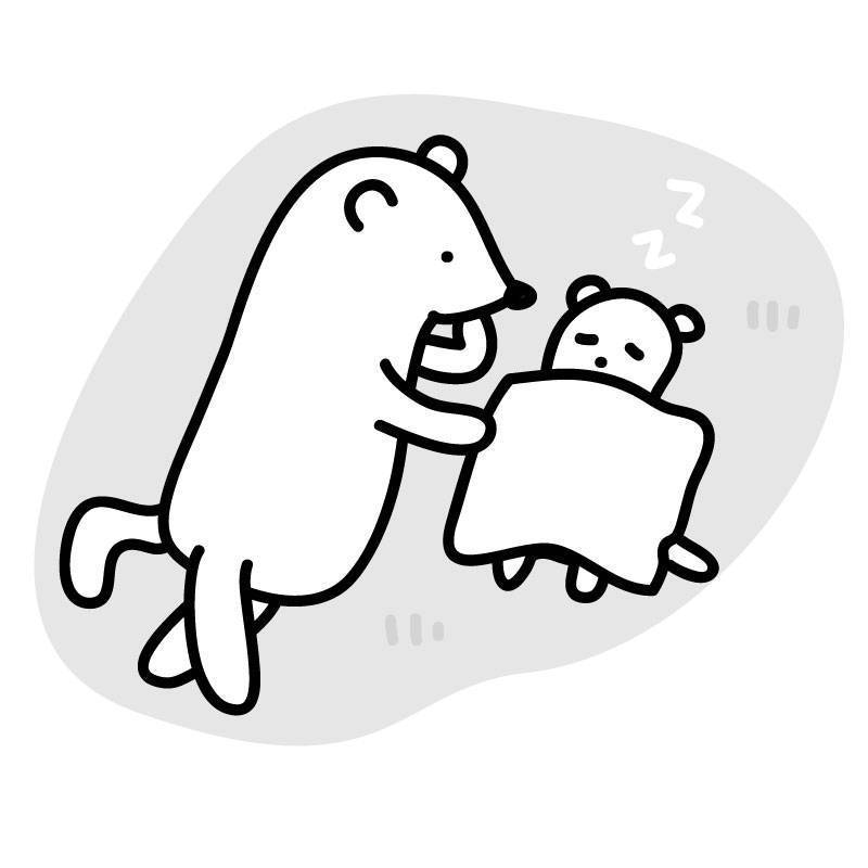 老鼠哄孩子睡觉