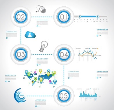 信息图形元素云计算概念218