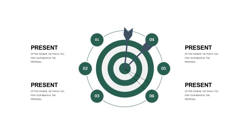 墨绿色创意设计PPT图表-28
