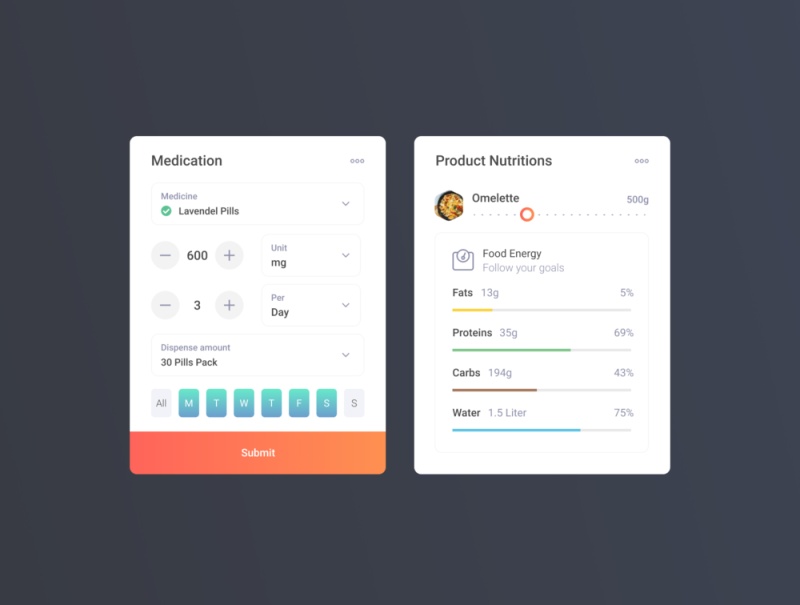 非常干净的设计和结构。易于定制。多用途案件，100多用途UI工具包牌包
