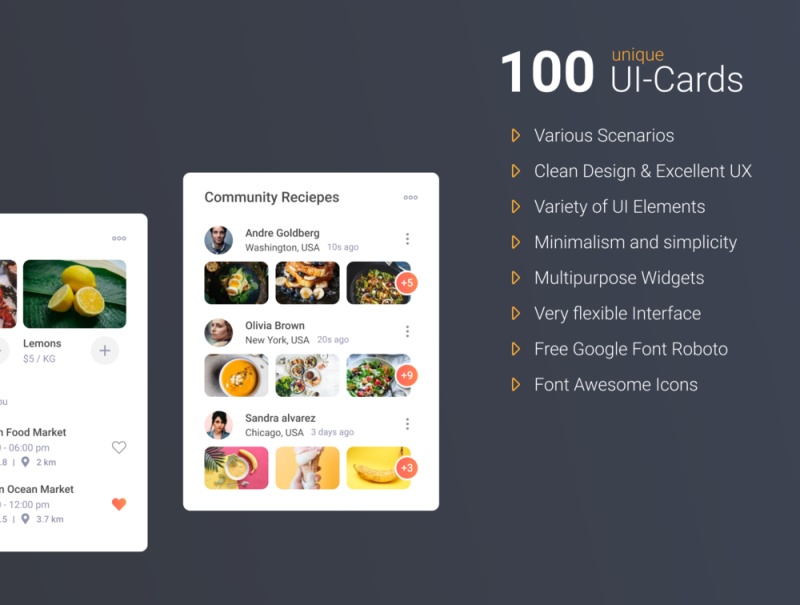 非常干净的设计和结构。易于定制。多用途案件,100多用途UI工具包牌包 非常干净的设计和结构。易于定制。多用途案件,100多用途UI工具包牌包