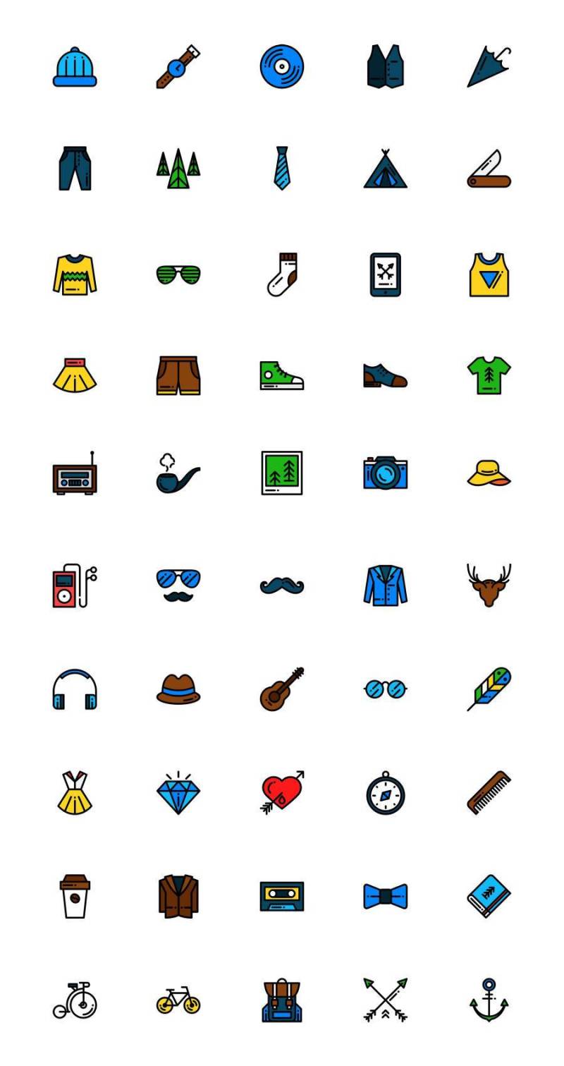 50 枚潮客元素图标