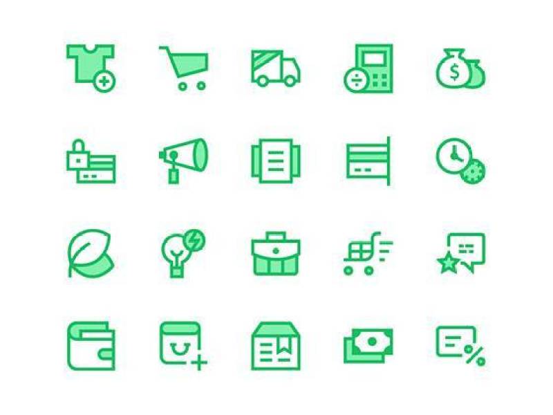 Web and E-commerce Icons