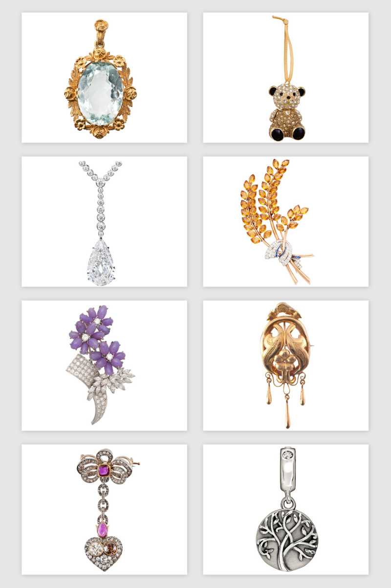 珠宝钻石耳环PNG免抠素材