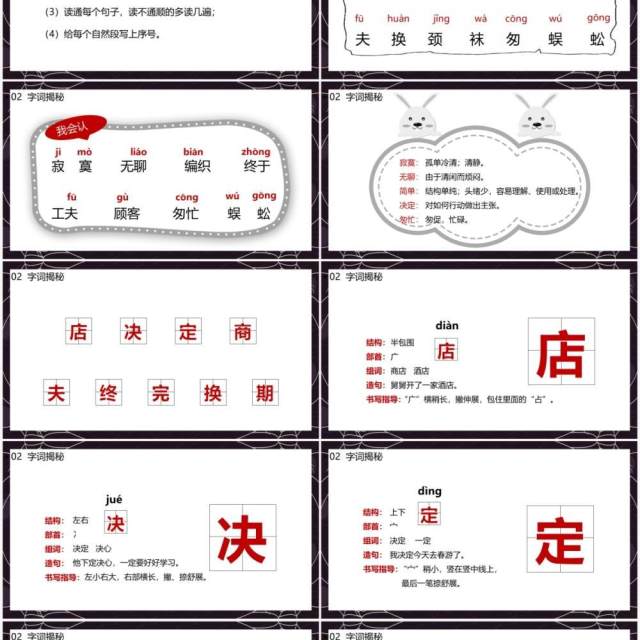 部编版二年级语文下册蜘蛛开店课件PPT模板