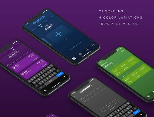 Cryptarch iOS UI Kit，Cryptarch UI Kit