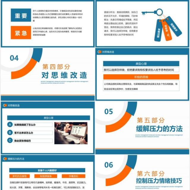 企业员工职场压力与情绪管理培训动态PPT模板 企业员工职场压力与情绪管理培训动态PPT模板
