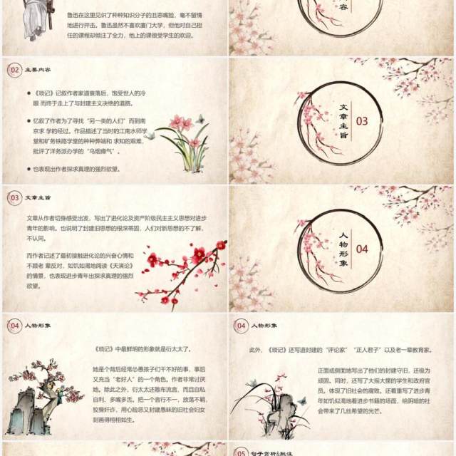 部编版七年级语文上册朝花夕拾课件PPT模板 部编版七年级语文上册朝花夕拾课件PPT模板