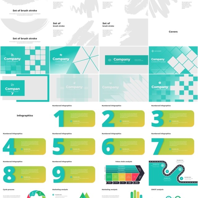 230页公司创意项目提案PPT模板可插图Company Creative Proposal [scheme 9]